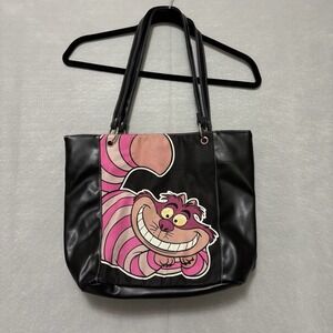 Disney Cheshire Cat - Alice In Wonderland Medium Black Tote